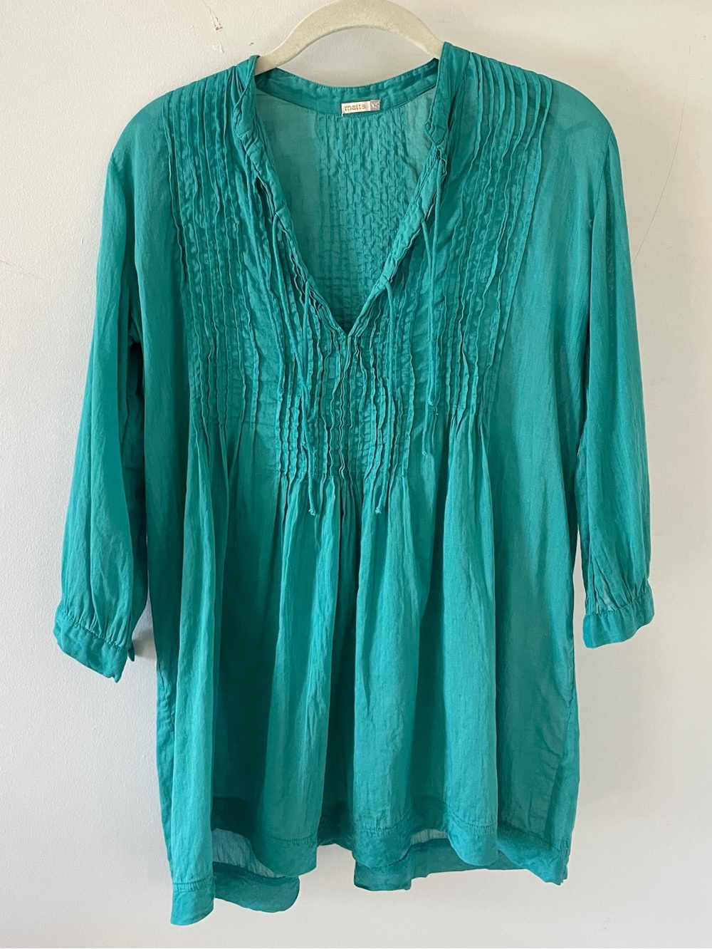 Matta Cotton Voile Tunic Shirt XS